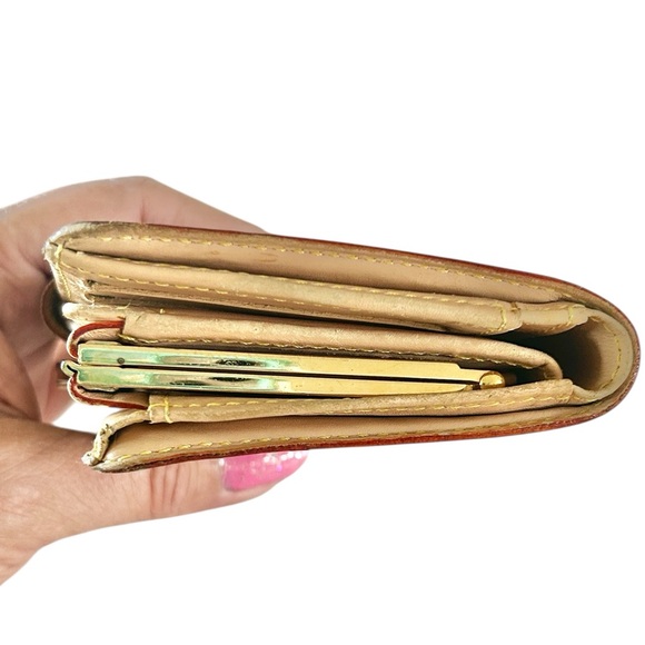 LV Multicolor White Kiss Lock Bifold Wallet - Picture 5 of 12